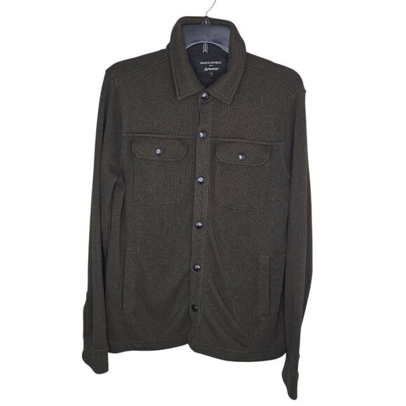 Banana Republic Other - Banana Republic Men's Fleece Lined Polartec Snap Up Shirt Jacket Size Medium